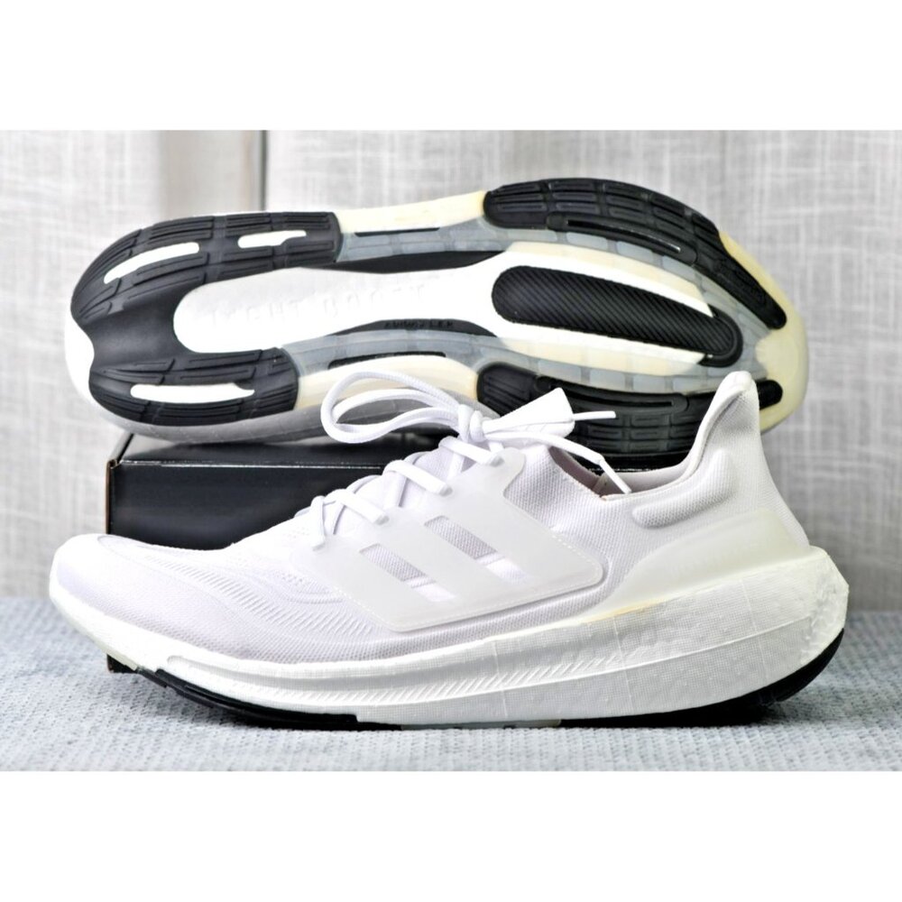 New! Size: 17 Men | Adidas Ultraboost Light | Triple White | GY9350 - Picture 9 of 16